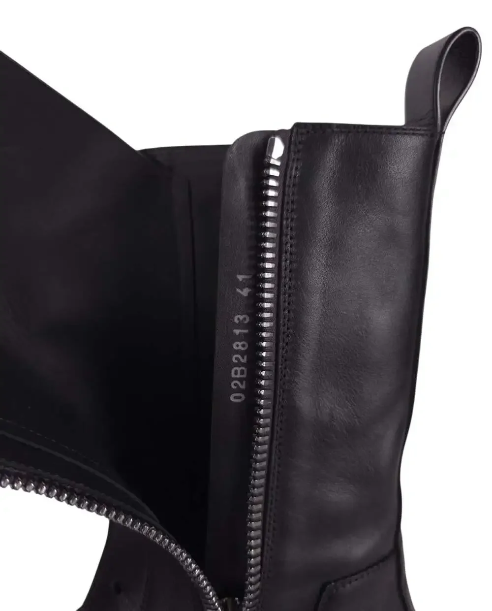 Rick Owens Geth Army Boots US 8 EU 41 Mens Black Leather $1935